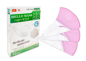 Khẩu Trang 3D Hello Mask - Japan ( 10 Cái / Hộp )